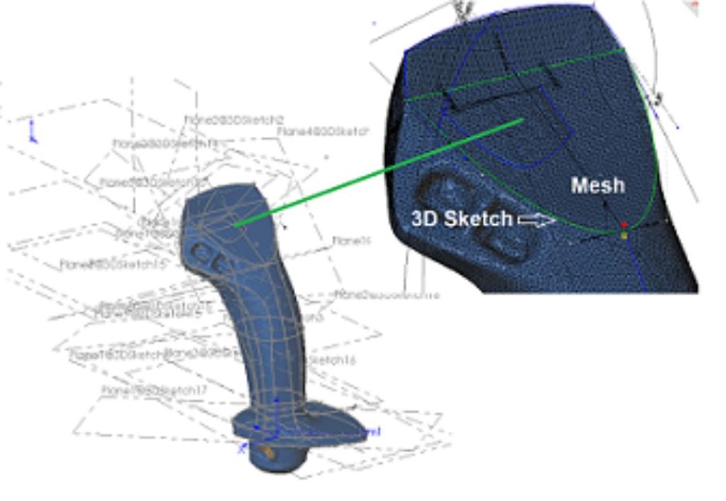 Tính năng Scan to 3D trong SOLIDWORKS Premium giúp bạn dễ dàng kết hợp với các máy quét 3D để đưa hình ảnh quét laser vào trong môi trường thiết kế SOLIDWORKS 3D CAD