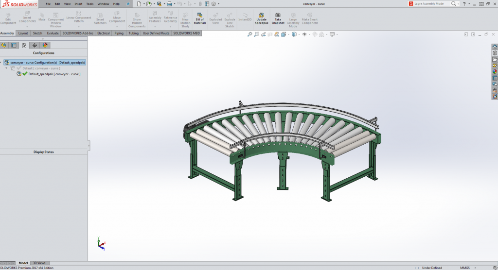 HƯỚNG DẪN SỬ DỤNG PHẦN MỀM SOLIDWORKS - LÀM VIỆC VỚI LẮP GHÉP LỚN TRONG SOLIDWORKS 19 Sử dụng cấu hình Speedpak lắp ghép lớn trong SOLIDWORKS