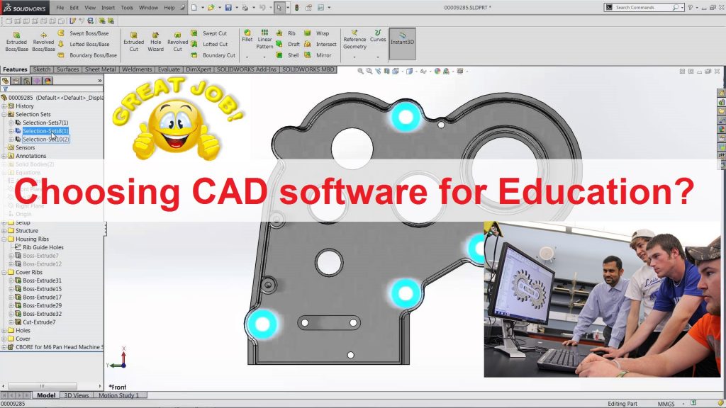 SOLIDWORKS 3D CAD phần mềm thiết kế cơ khí dễ học, dễ sử dụng