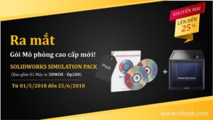 Khuyến mãi đến 25% gói phần mềm mô phỏng cơ khí SOLIDWORKS và máy in 3D Sindoh 6 Khuyen mai simulation va may in 3d Sindoh