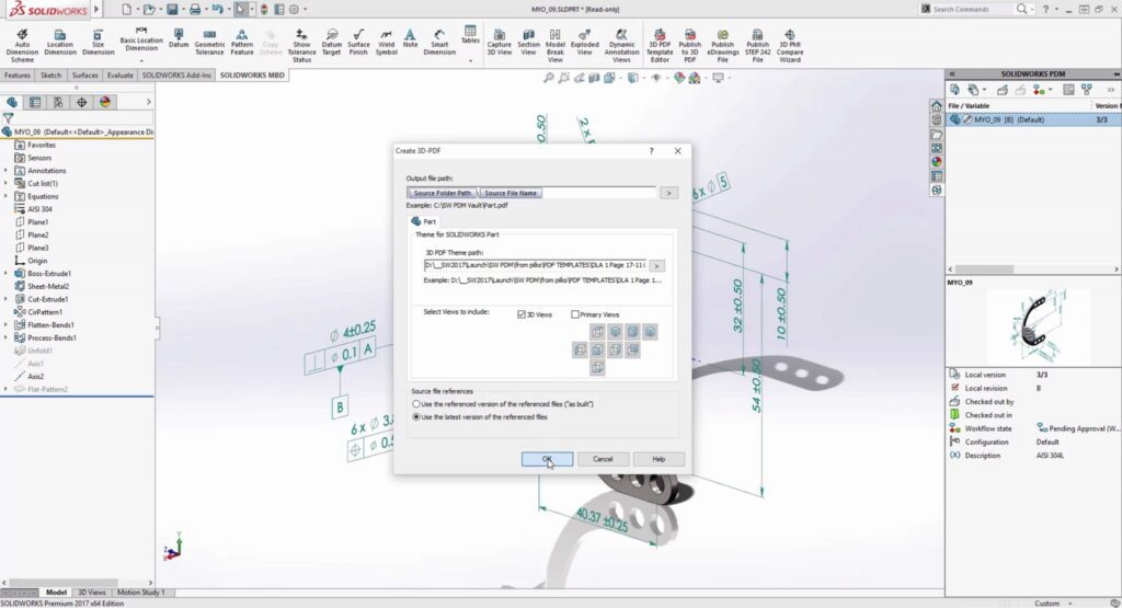 Tổng quan tính năng phần mềm SOLIDWORKS PDM 4 solidworks pdm neutral file