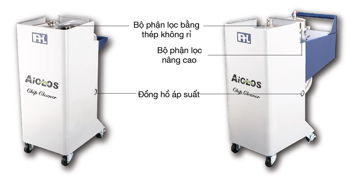 Cách sử dụng và bảo trì máy lọc mạt sắt Aiolos Chip Cleaner