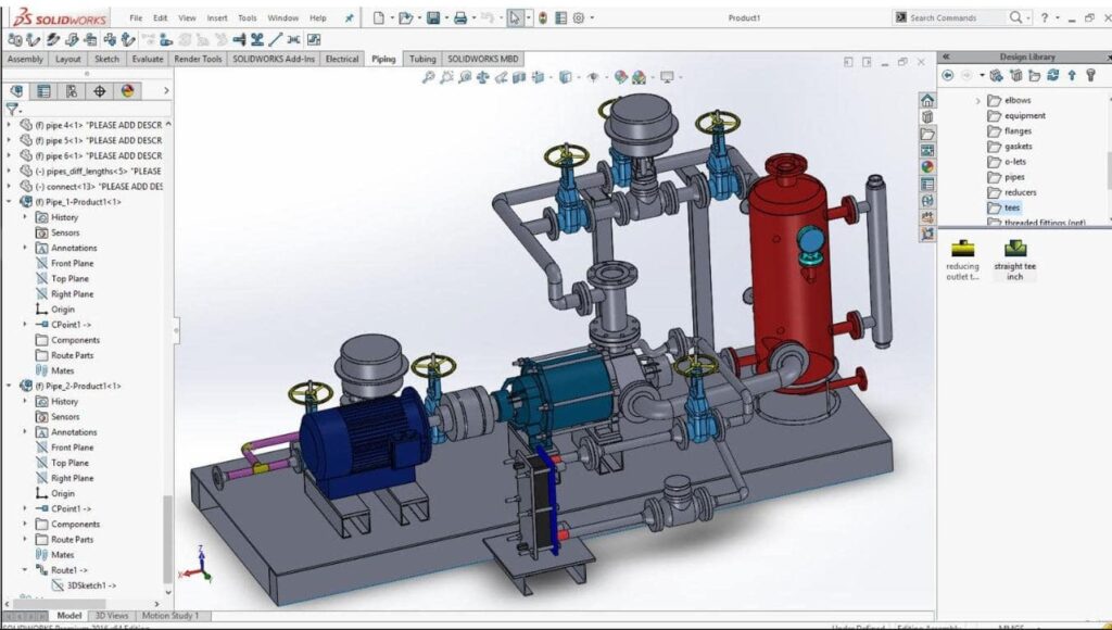 Tính năng SOLIDWORKS Premium