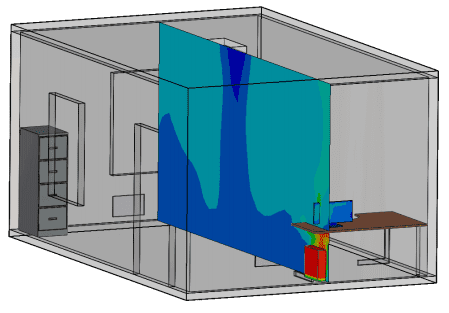 Tính năng của mô-đun HVAC trong SOLIDWORKS Flow Simulation