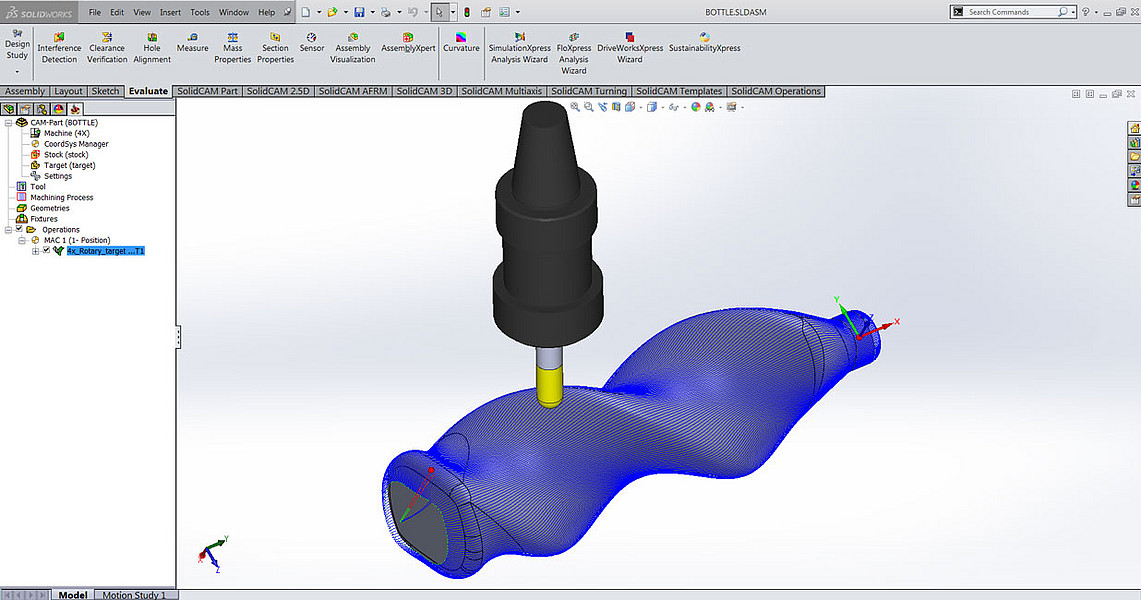 solidcam 4 axis