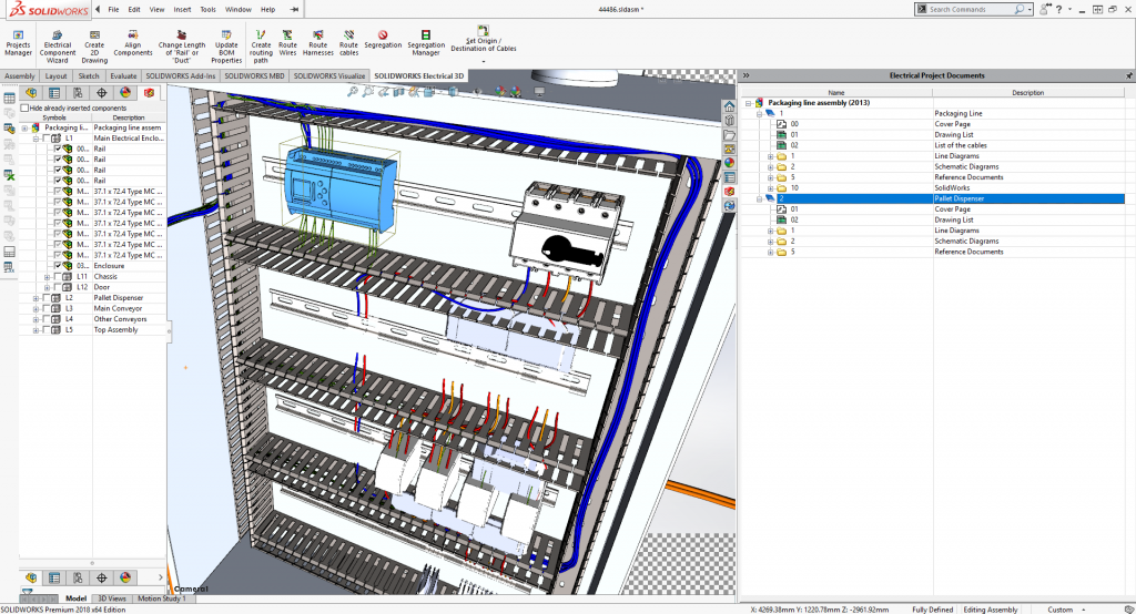 Solidworks электрические схемы