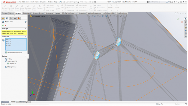 Hướng Dẫn Surface SOLIDWORKS 2020 – Direct Mesh Editing - ViHoth