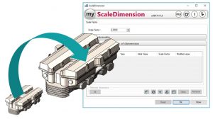 MyCADtools hơn 50 công cụ tối ưu thiết kế SOLIDWORKS 10 mycadtools-scale-dimension