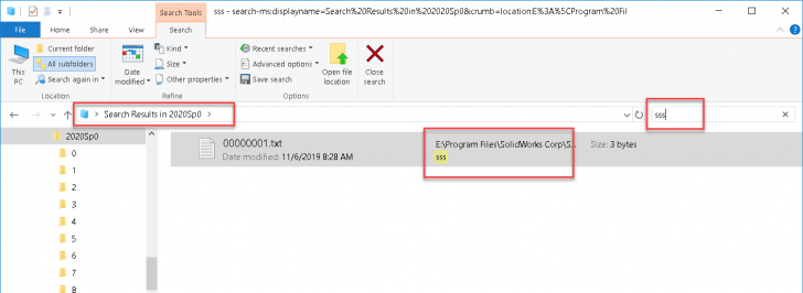 windows-search-tim-kiem-du-lieu-thiet-ke-trong-solidworks-pdm-2020