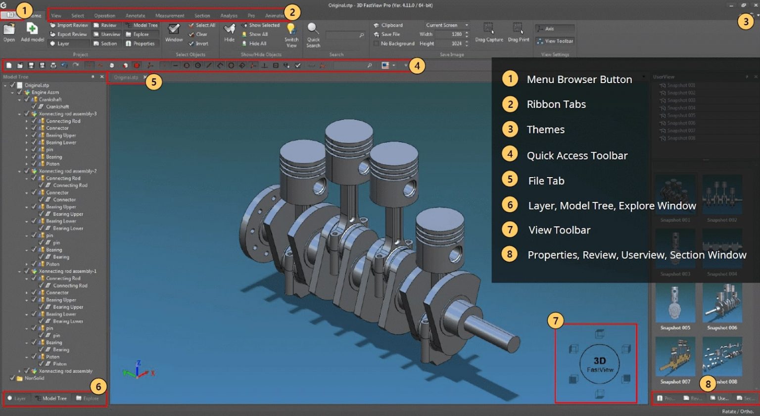 Đọc file CATIA V5, NX11-12, Solid Edge, Pro/Engineer, Creo Parametric ...
