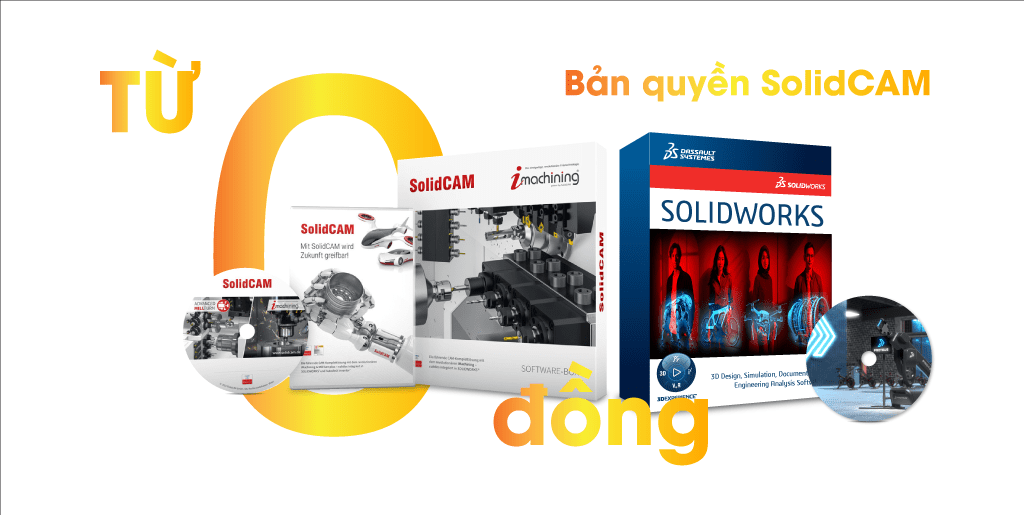 ViHoth bán phần mềm bản quyền SOLIDWORKS, SolidCAM chính hãng với gói hỗ trợ Startups chỉ từ 0 đồng.