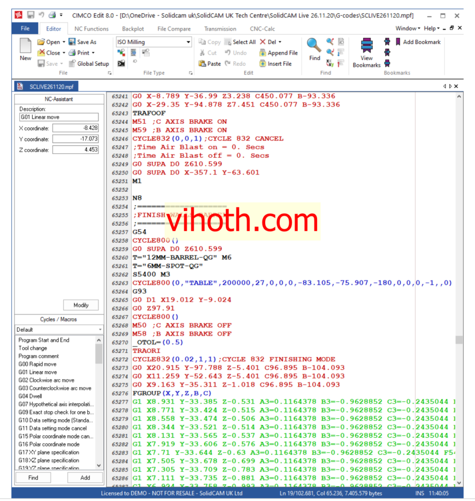 SolidCAM G-Code trong lập trình CNC quan trọng như thế nào