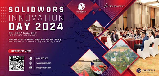 Thư mời tham dự SOLIDWORKS Innovation Day 2024