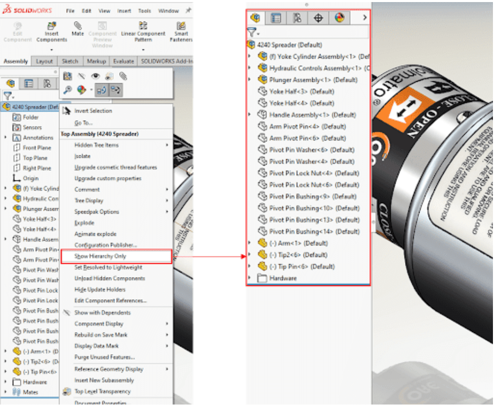 Mẹo thiết kế Solidworks