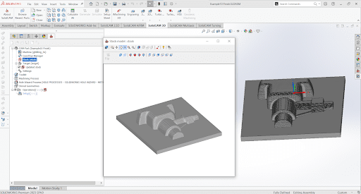 Tạo phôi 3D STL trong SolidCAM