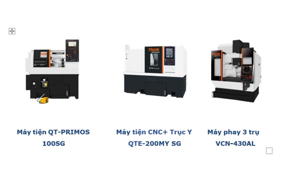 Máy tiện QT- PRIMOS 100SG, Máy tiện CNC+ Trục Y QTE-200MY SG, Máy phay 3 trục VCN430AL