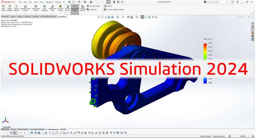 Tính năng SOLIDWORKS Simulation 2024