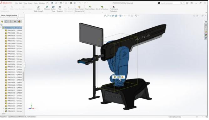 Tính năng SolidWorks 2025 Review Mode