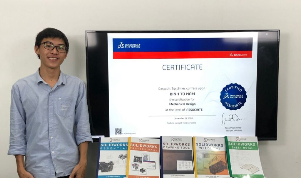 Khóa Training SolidCAM Mill-Turn 37 SSPACE Cap chung chi SOLIDWORKS 15