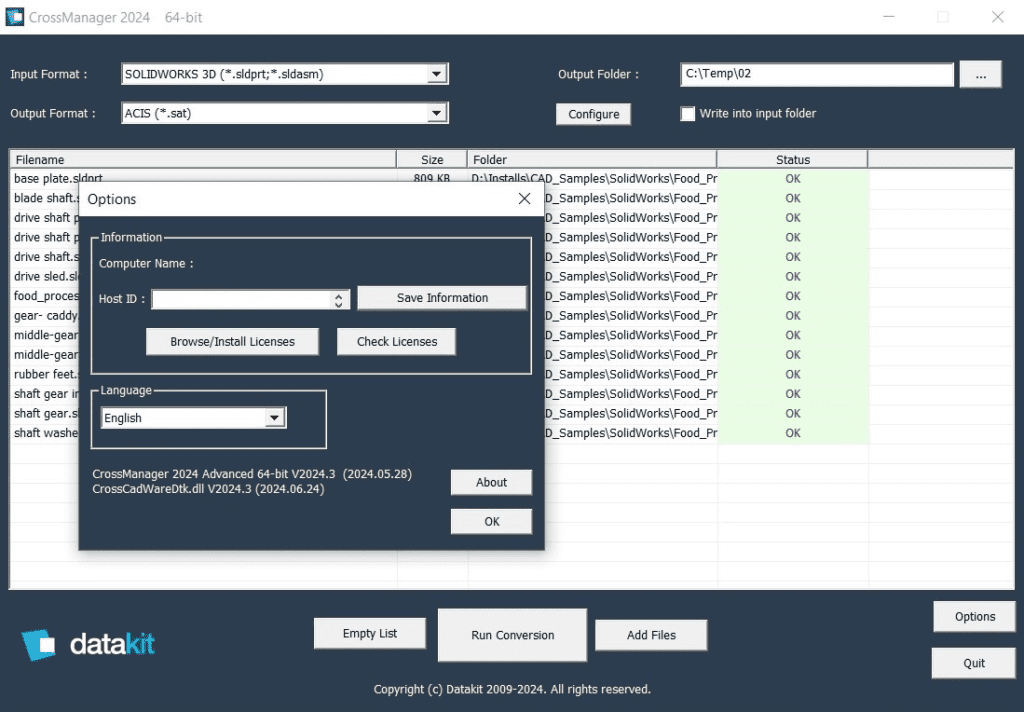 Datakit CrossManager