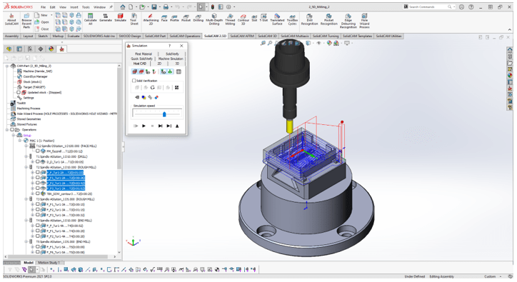 Khóa SolidCAM Milling - Turning - iMachining 8 SolidCAM Milling Turning iMachining 6