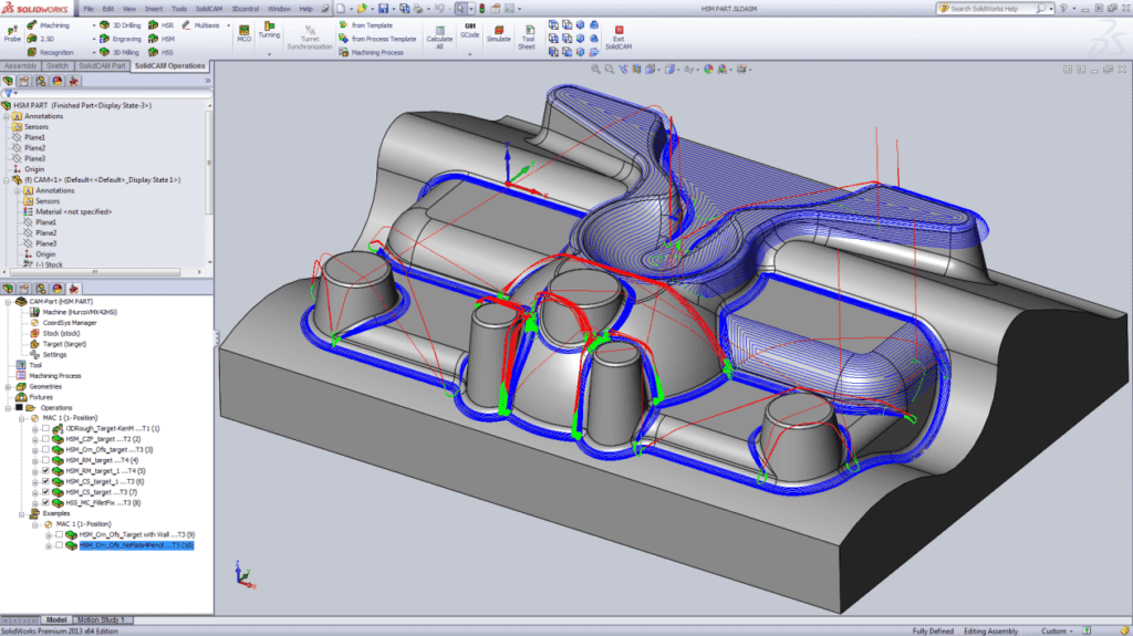 solidWorks va solidcam for mold making 12