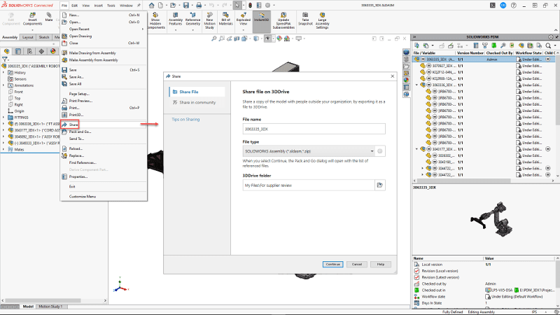 solidworks pdm voi 3dexperience 6
