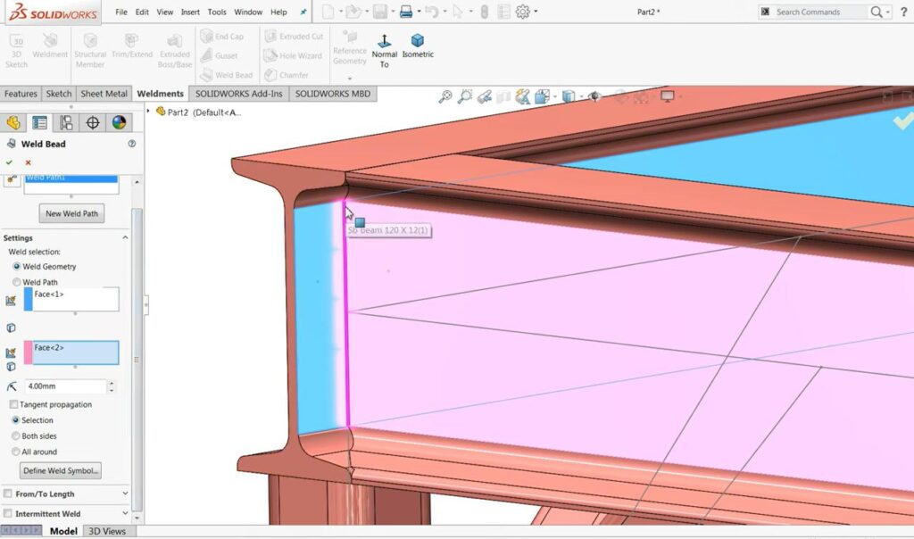 khoa hoc solidworks weldments 4