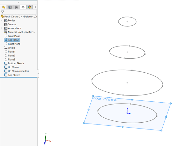 Tìm hiểu tính năng Loft trong SOLIDWORKS 5 Hoàn thiện sketch để sử dụng như cấu hình của Loft