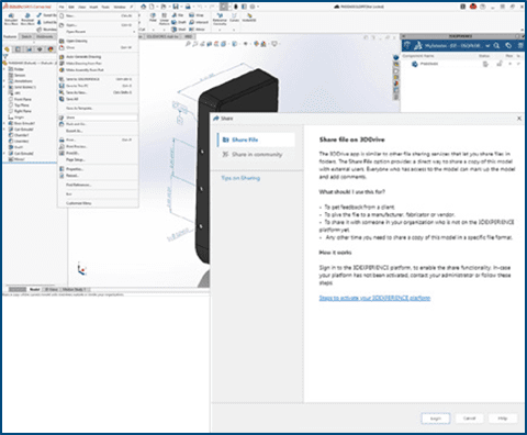Collaboration From Within SOLIDWORKS