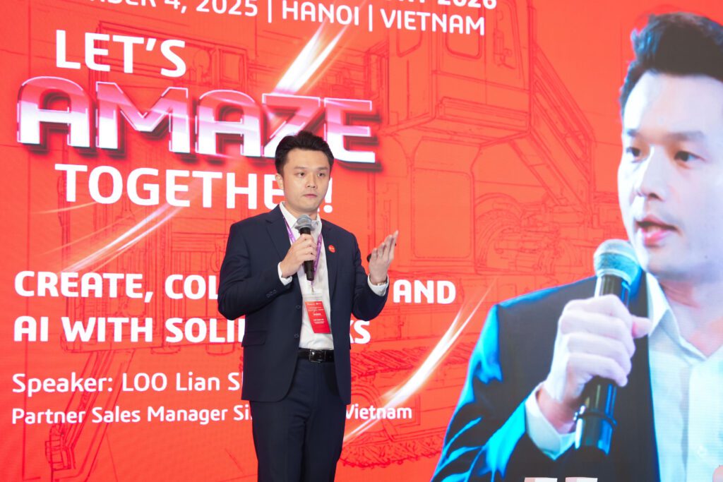 Điểm lại những dấu ấn nổi bật tại SOLIDWORKS INNOVATION DAY 2026 cùng ViHoth Solutions 35 Mr. LOO Lian Shen - Quản lý đối tác tại Dassault Systèmes