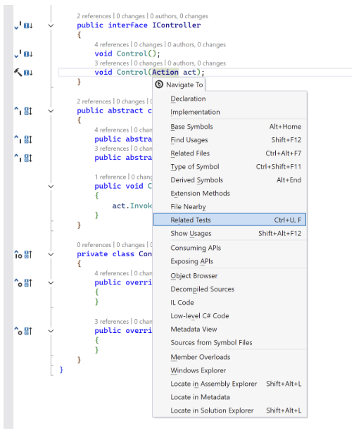 9 Tính năng của ReSharper mà mọi lập trình viên .NET cần biết 2 Chuyển đến Menu ngữ cảnh
