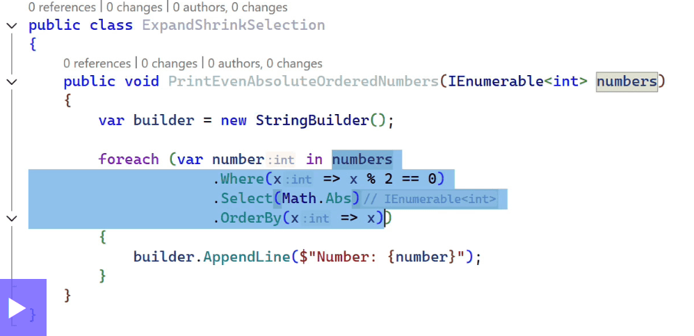 9 Tính năng của ReSharper mà mọi lập trình viên .NET cần biết 4 Extend Selection và Shrink Selection khi sử dụng thực tế