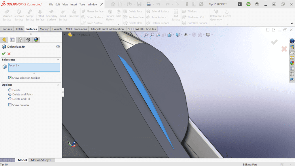 10 Kỹ thuật Surface SOLIDWORKS nâng cao mà người dùng cần biết 10 ky thuat surface solidworks 10