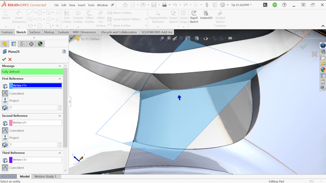 10 Kỹ thuật Surface SOLIDWORKS nâng cao mà người dùng cần biết