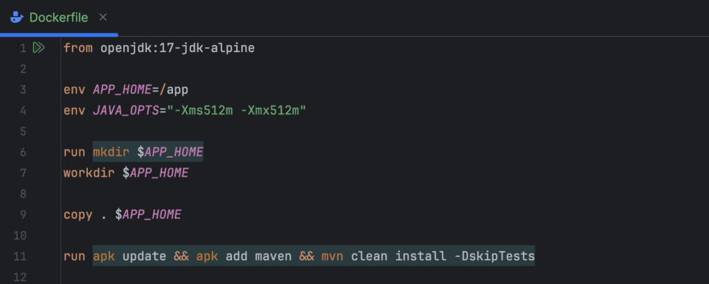 IntelliJ IDEA hỗ trợ Containerfile và cập nhật cho Dockerfile 2 intelliJ idea 1