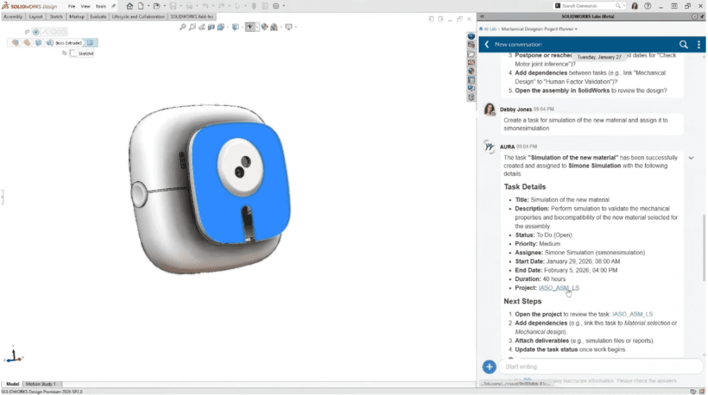 10 tinh nang ai trong solidworks 2026 1