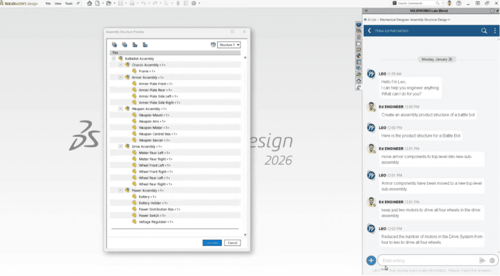 LEO - một trong ba trợ lý ảo của Dassault Systèmes