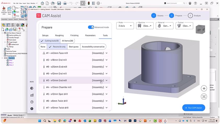 Sự kết hợp giữa AI và giải pháp CAM hàng đầu