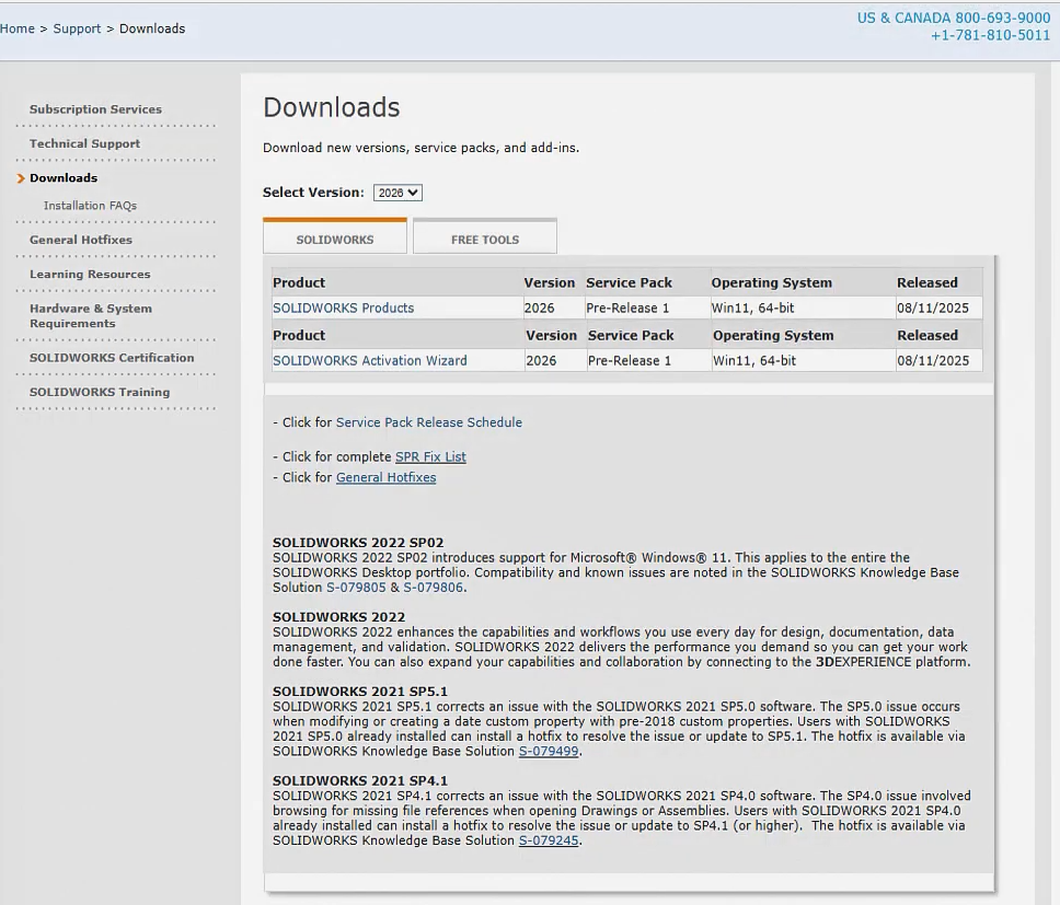 Hướng dẫn truy cập cài đặt SOLIDWORKS 2026