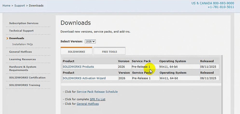 tai solidworks 2026