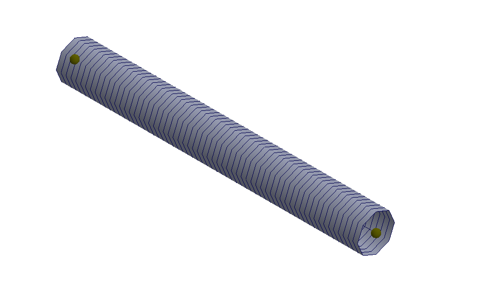 Chia lưới dạng Beam trong SOLIDWORKS SIMULATION