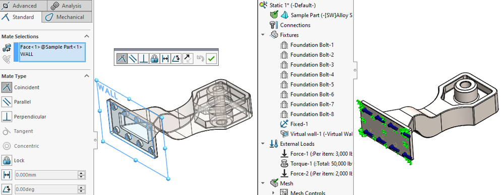Fixtures trong SOLIDWORKS Simulation là gì?
