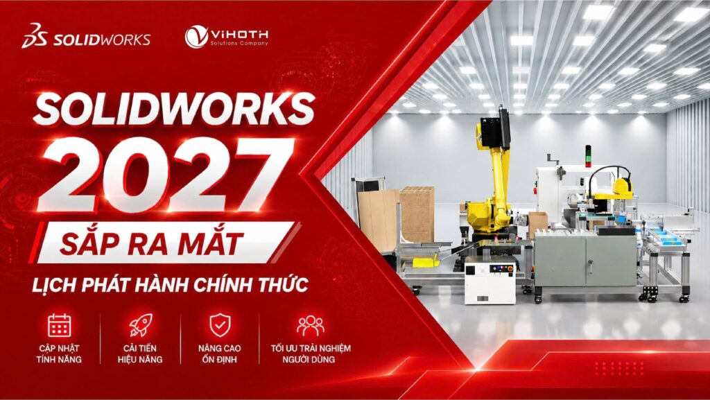 Các mốc quan trọng phát hành SOLIDWORKS 2027 1 Lịch phát hành SOLIDWORKS 2027
